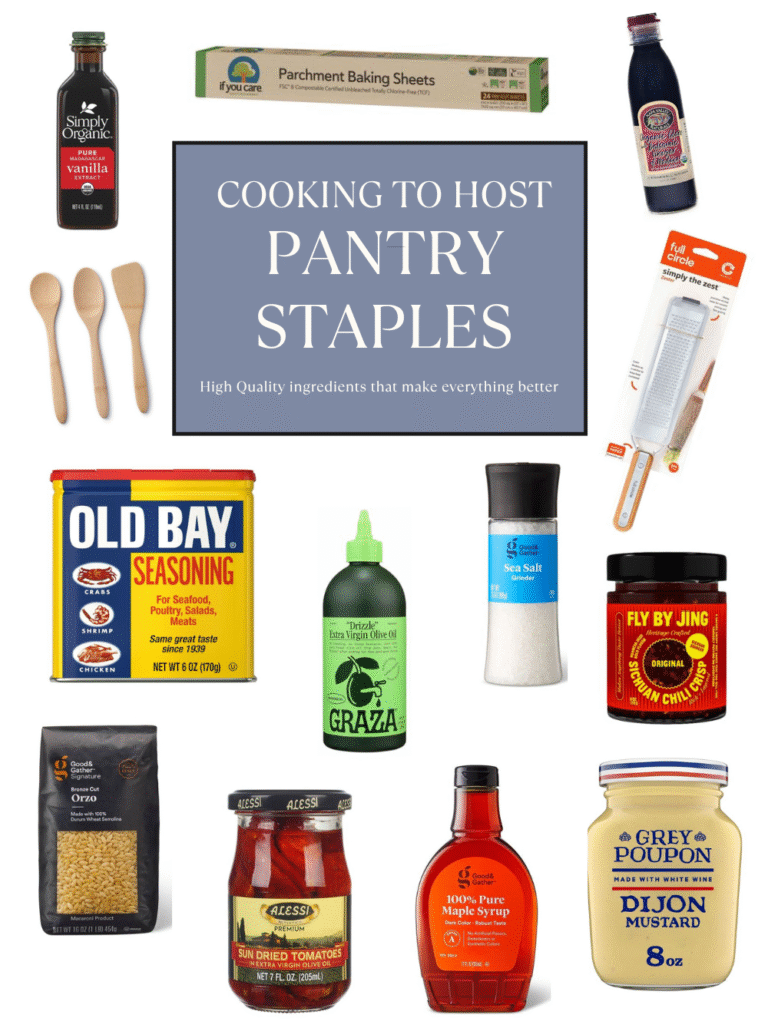 Pantry Staples I Always Keep on Hand | Cooking to Host